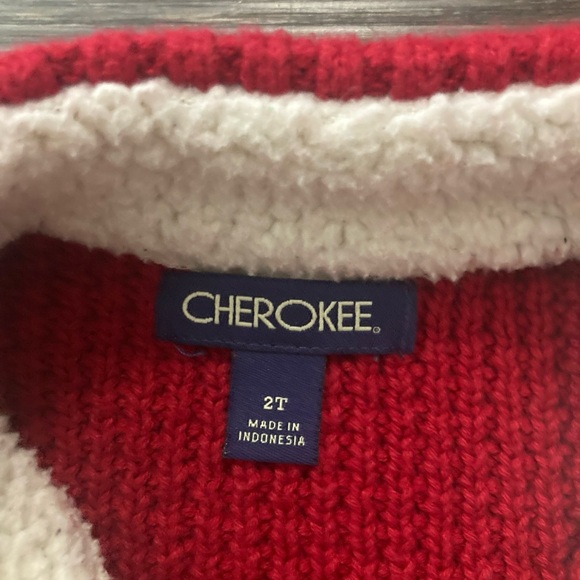 Red Cherokee Cableknit Sweater - Picture 3 of 7